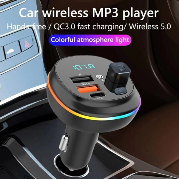 Car FM Transmitter Car Bluetooth